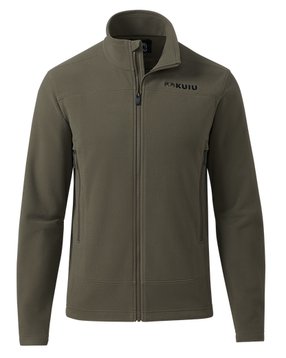 Border Fleece Full Zip | Ash