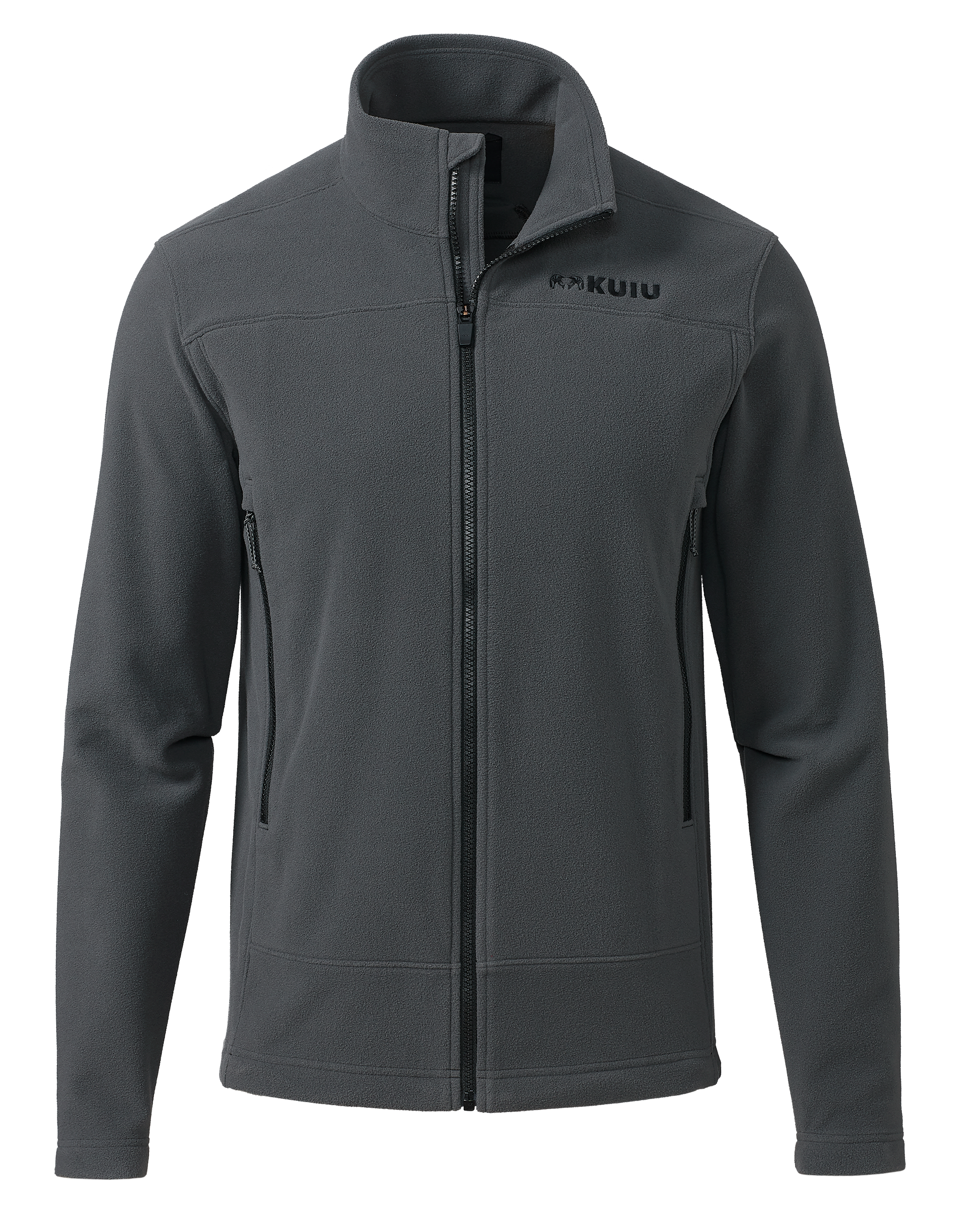 Border Fleece Full Zip | Gunmetal
