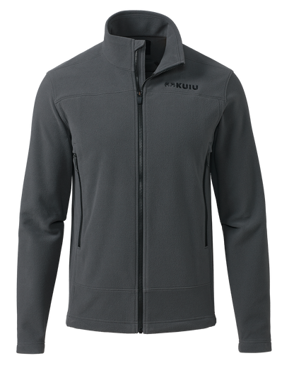 Border Fleece Full Zip | Gunmetal