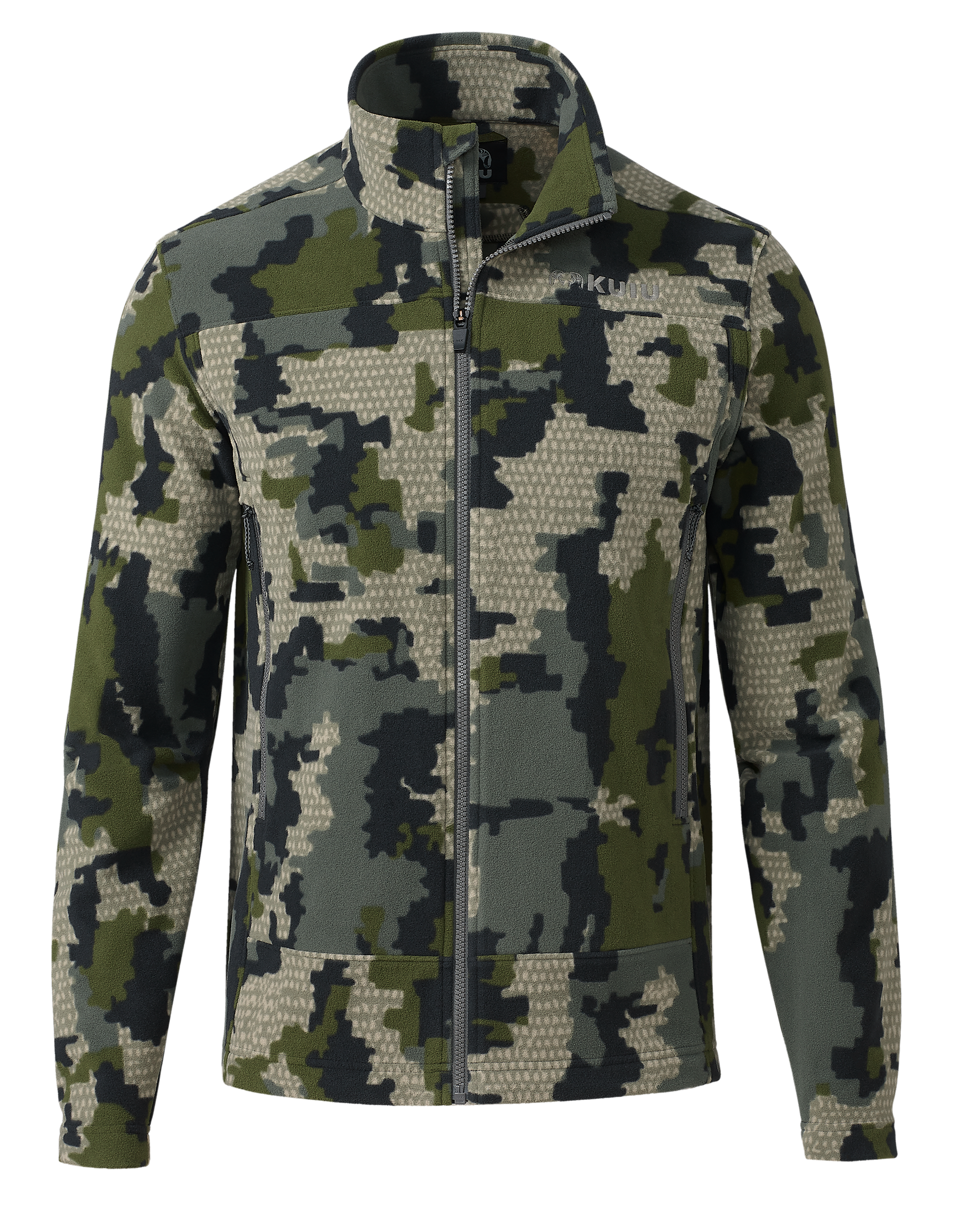 Border Fleece Full Zip | Verde
