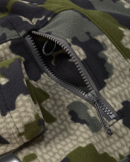 Women's Border Fleece Full Zip | Verde