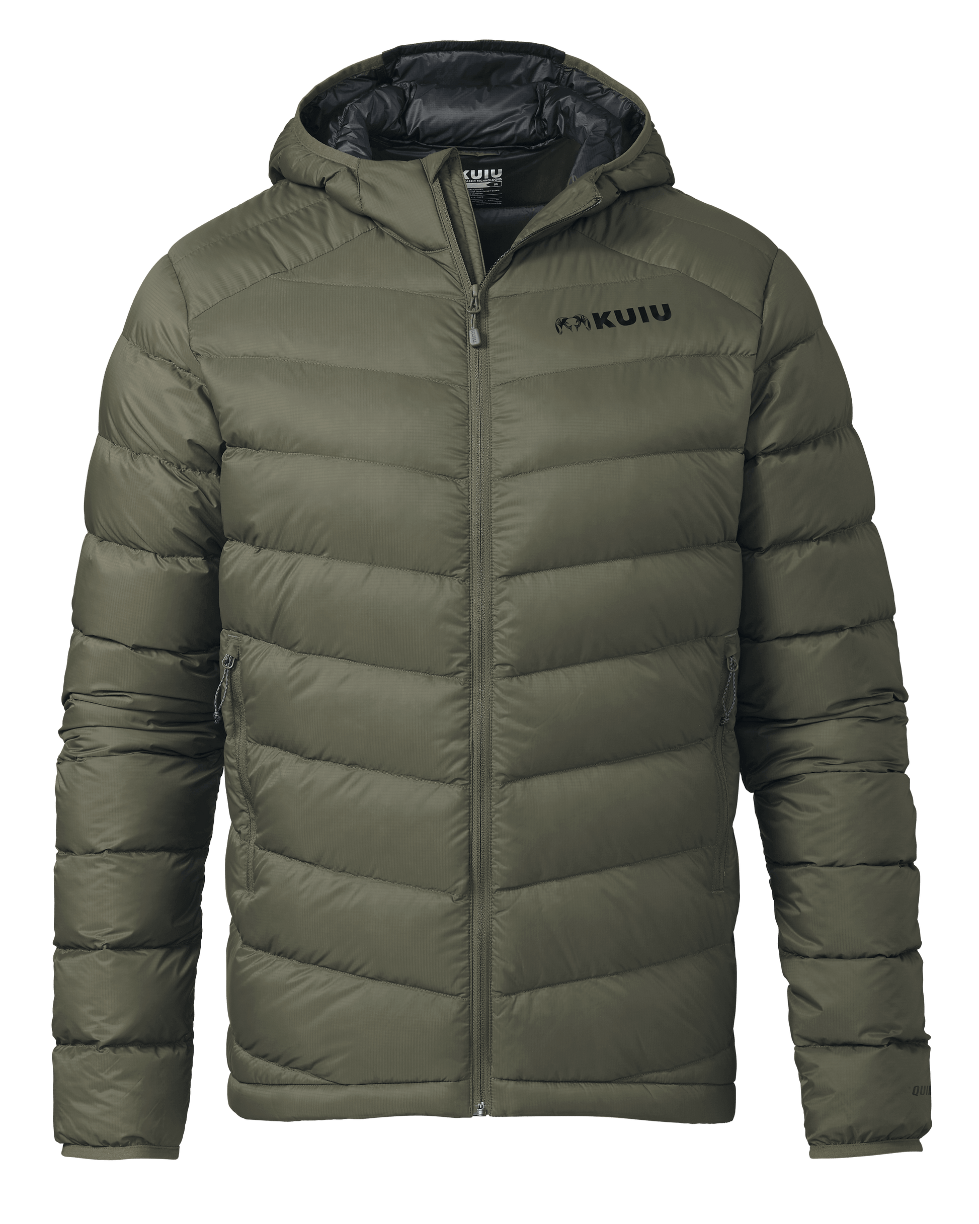 Super Down LT Hooded Jacket | Ash