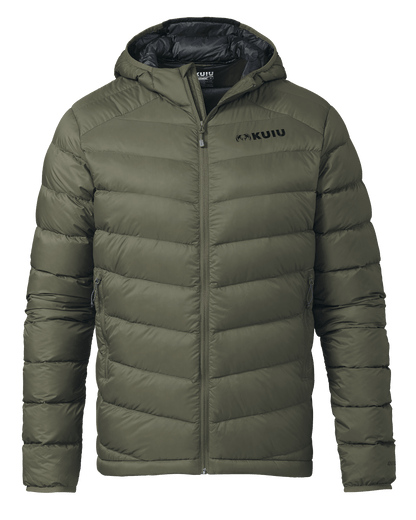 Super Down LT Hooded Jacket | Ash