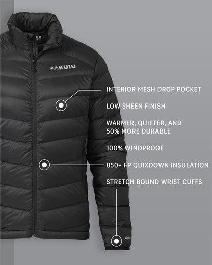 Outlet Super Down LT Jacket | Black