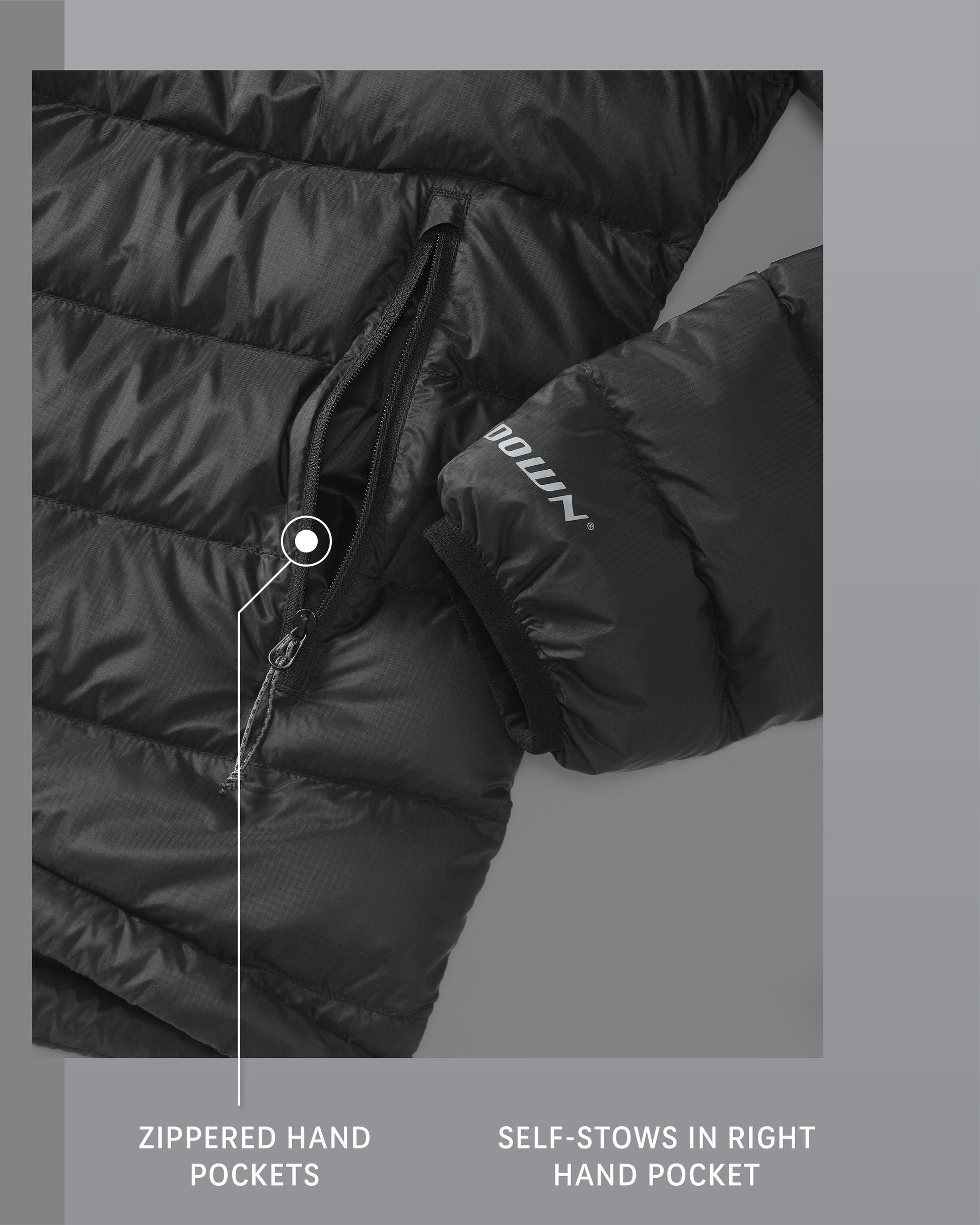Outlet Super Down LT Jacket | Black