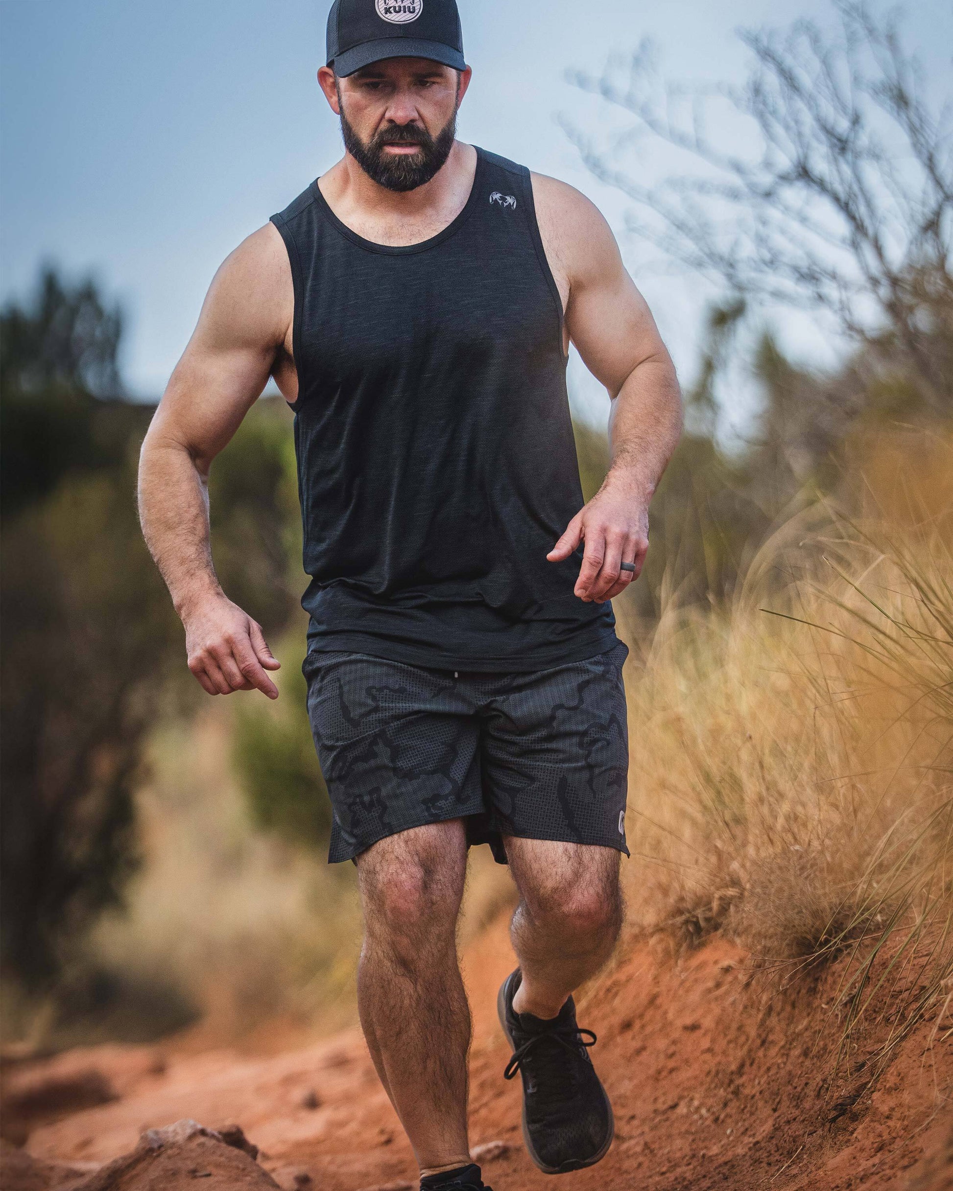 EnduroMesh Tank | Black Heather
