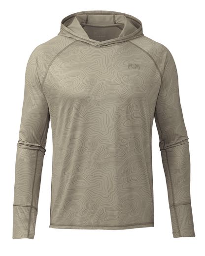 Gila LS Hoodie Topo | Bone Topo Print