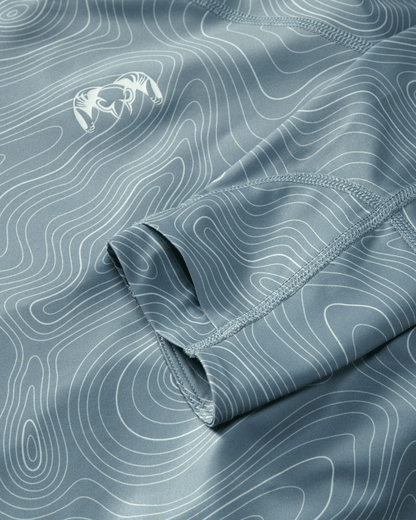 Gila LS Hoodie Topo | Skyline Topo Print