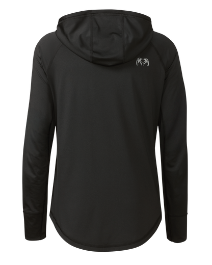 Women's Gila LS Hoodie | Black