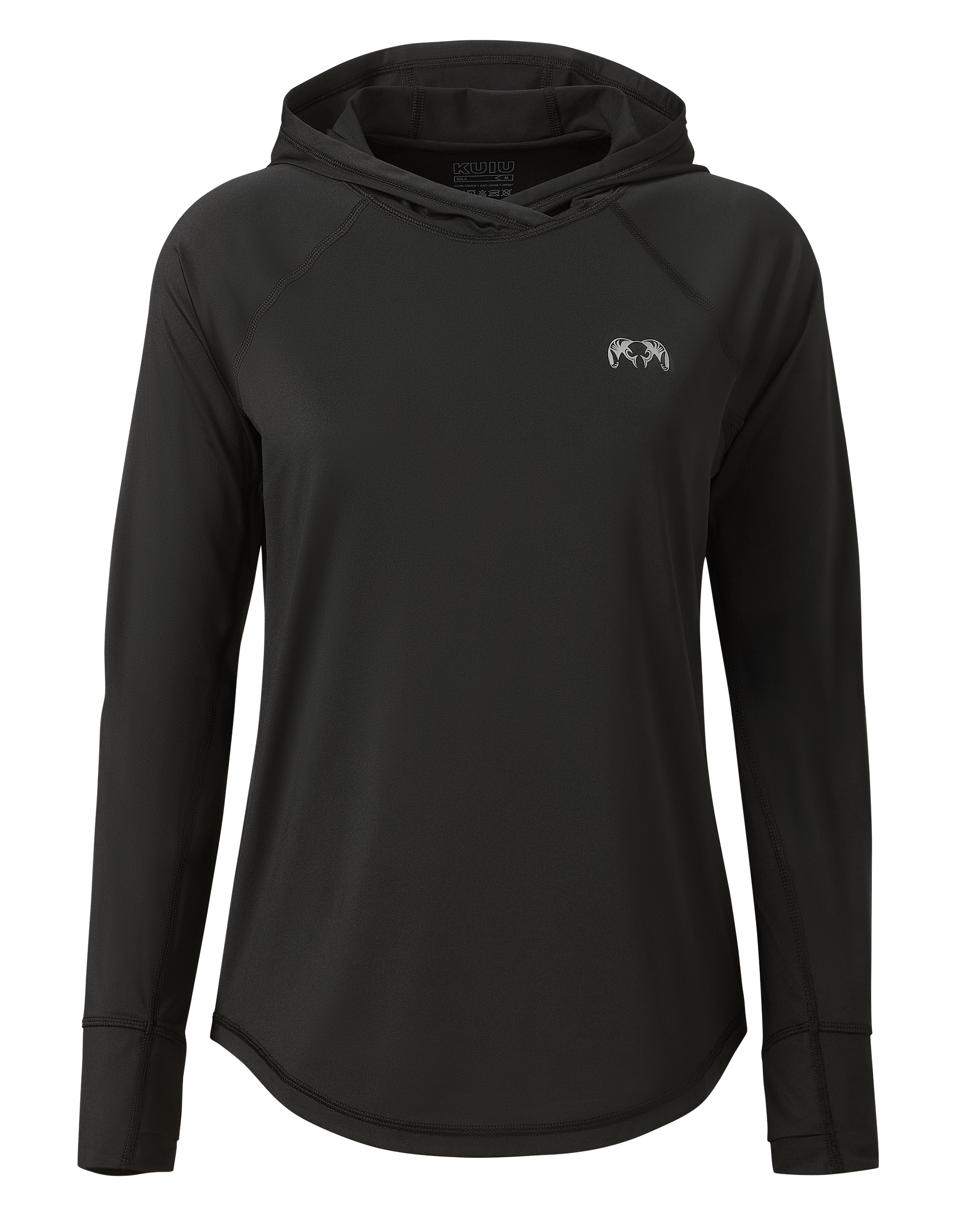 Women's Gila LS Hoodie | Black