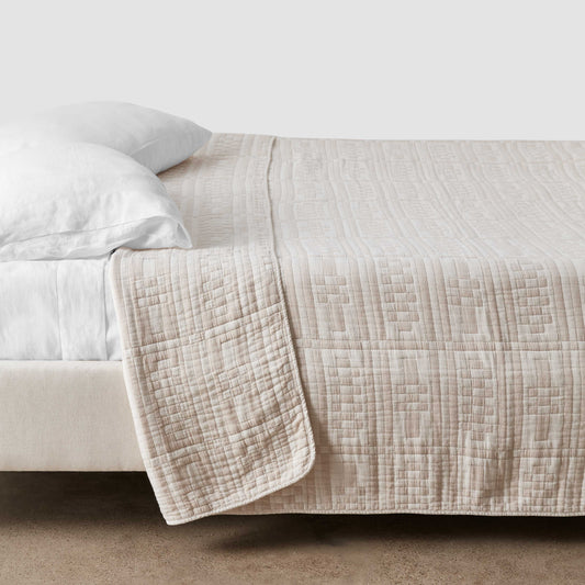 Alegria Organic Cotton Quilted Bed Blanket