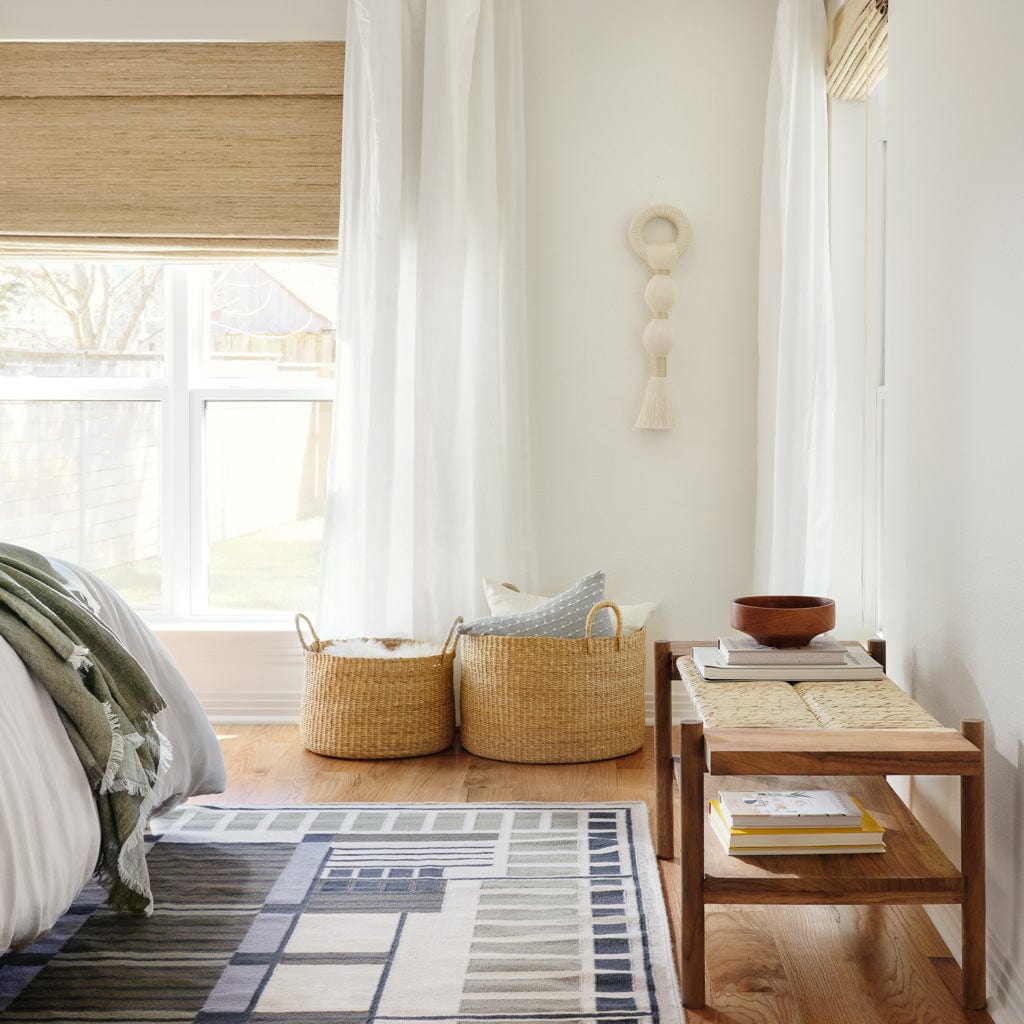 Amman Handwoven Area Rug - Olive