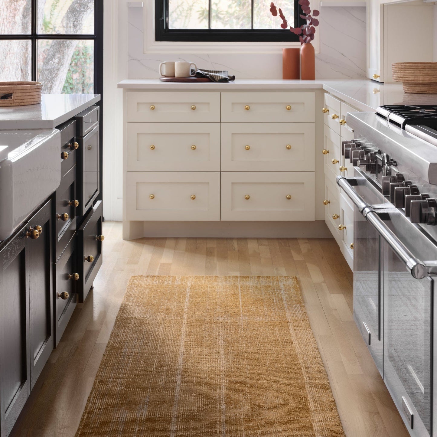 Artha Handwoven Striped Accent Rug