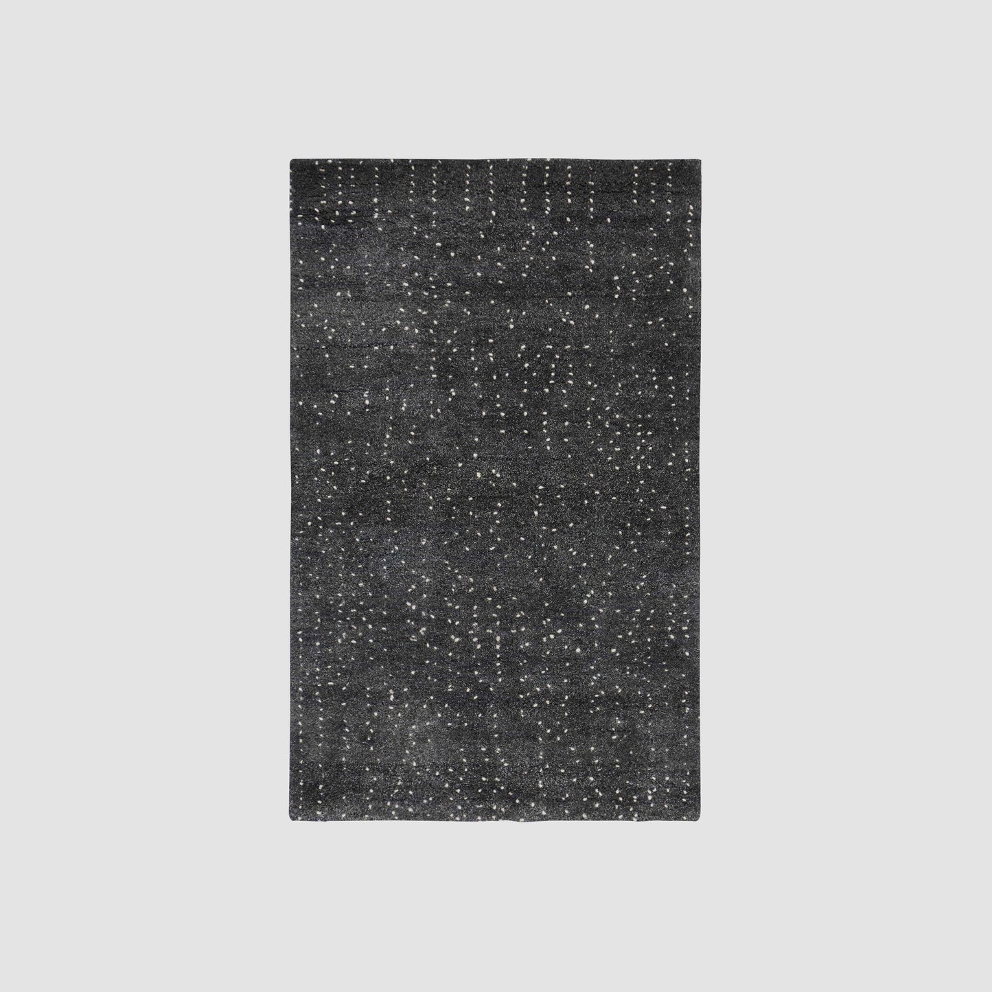 Atashi Hand-Knotted Accent Rug - Stone Blue