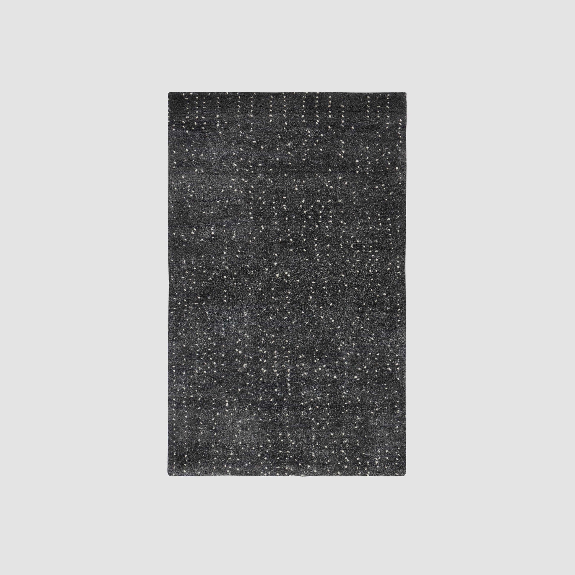 Atashi Hand-Knotted Accent Rug - Stone Blue