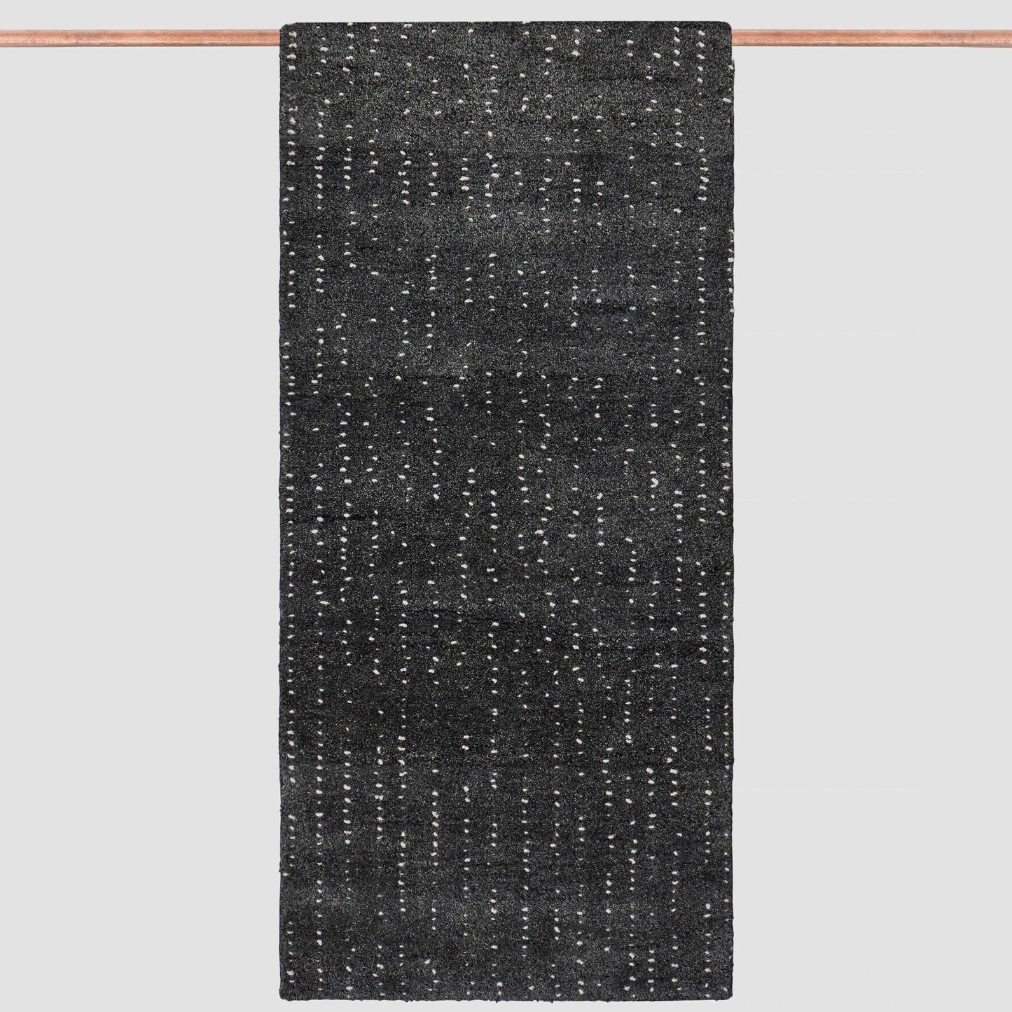 Atashi Hand-Knotted Accent Rug - Stone Blue