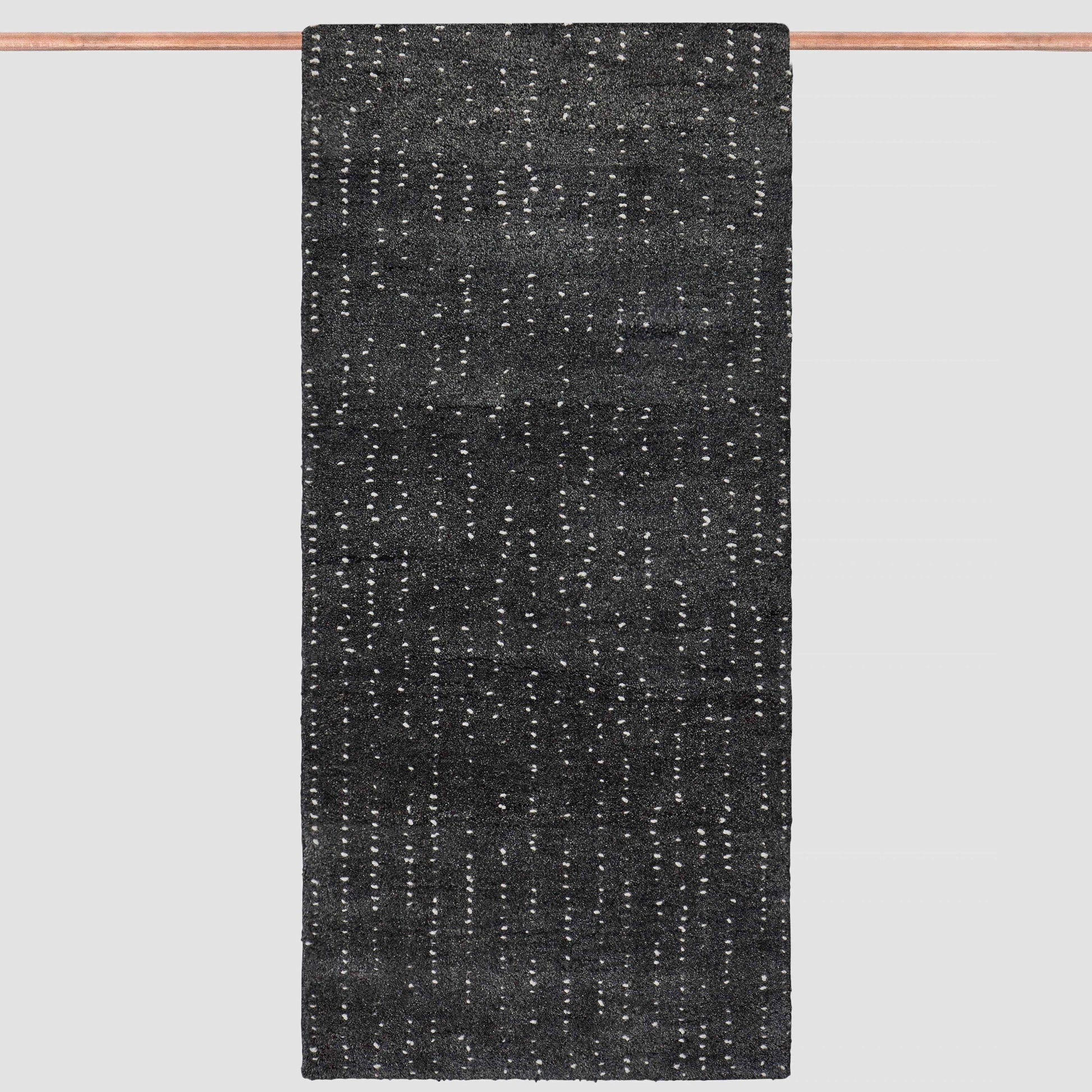 Atashi Hand-Knotted Accent Rug - Stone Blue