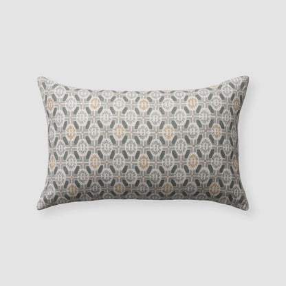 Ayana Block Print Lumbar Pillow