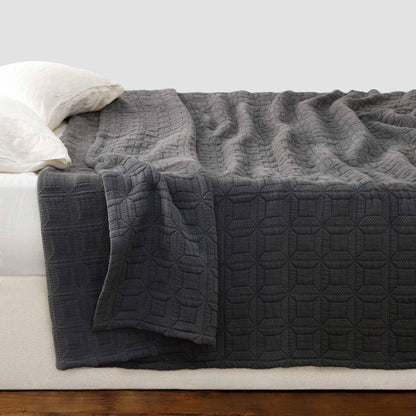 Ayla Organic Cotton Quilted Bed Blanket
