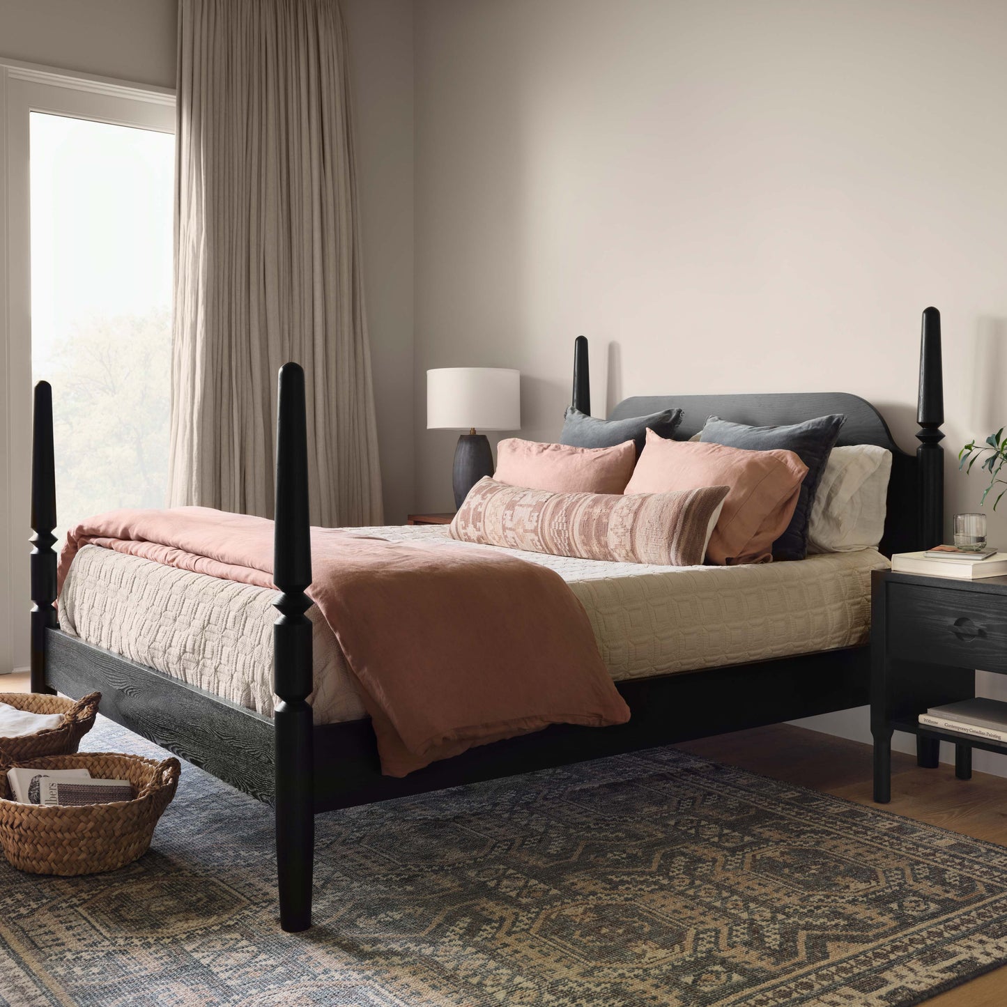 Ayla Organic Cotton Quilted Bed Blanket