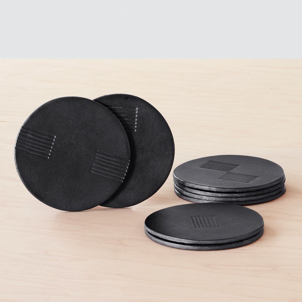 Azad Leather Coasters
