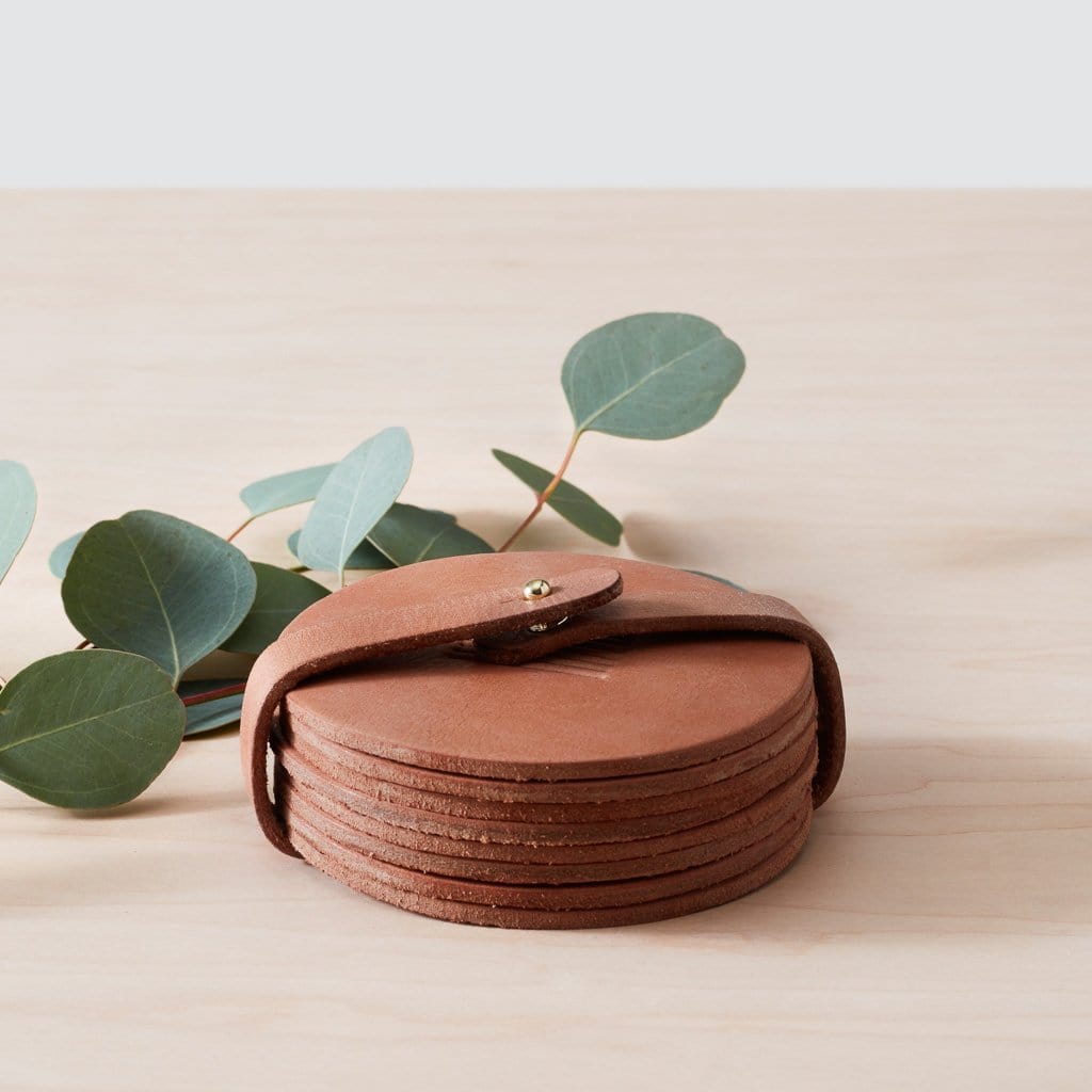 Azad Leather Coasters