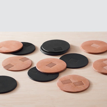Azad Leather Coasters