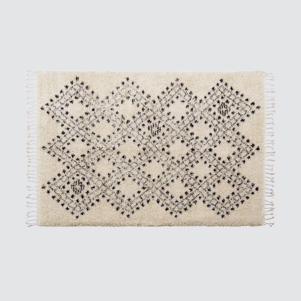 Aziza Hand-Knotted Beni Ourain Area Rug