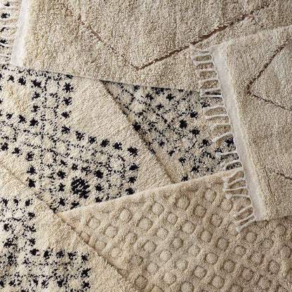 Aziza Hand-Knotted Beni Ourain Area Rug