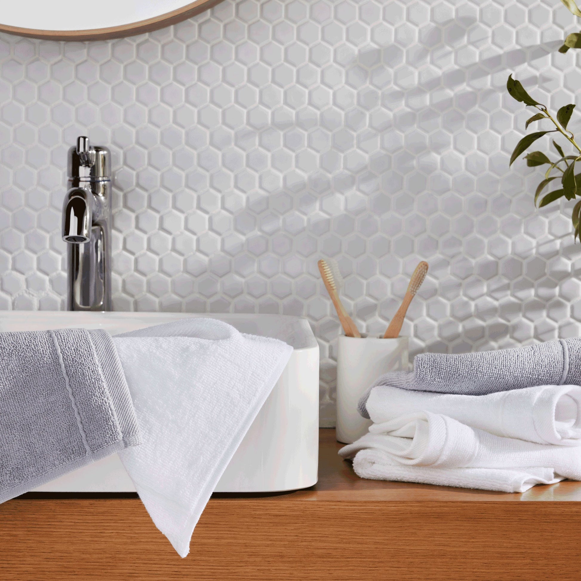 Classic Turkish Cotton Washcloths Set of 2 - Last Call
