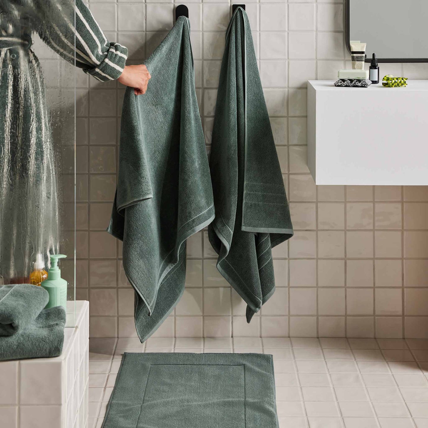 Classic Turkish Cotton Washcloths Set of 2 - Last Call