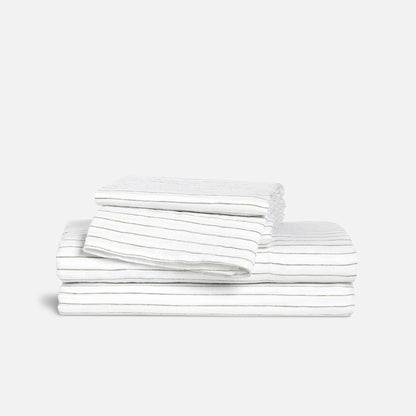 Washed European Linen Core Sheet Set