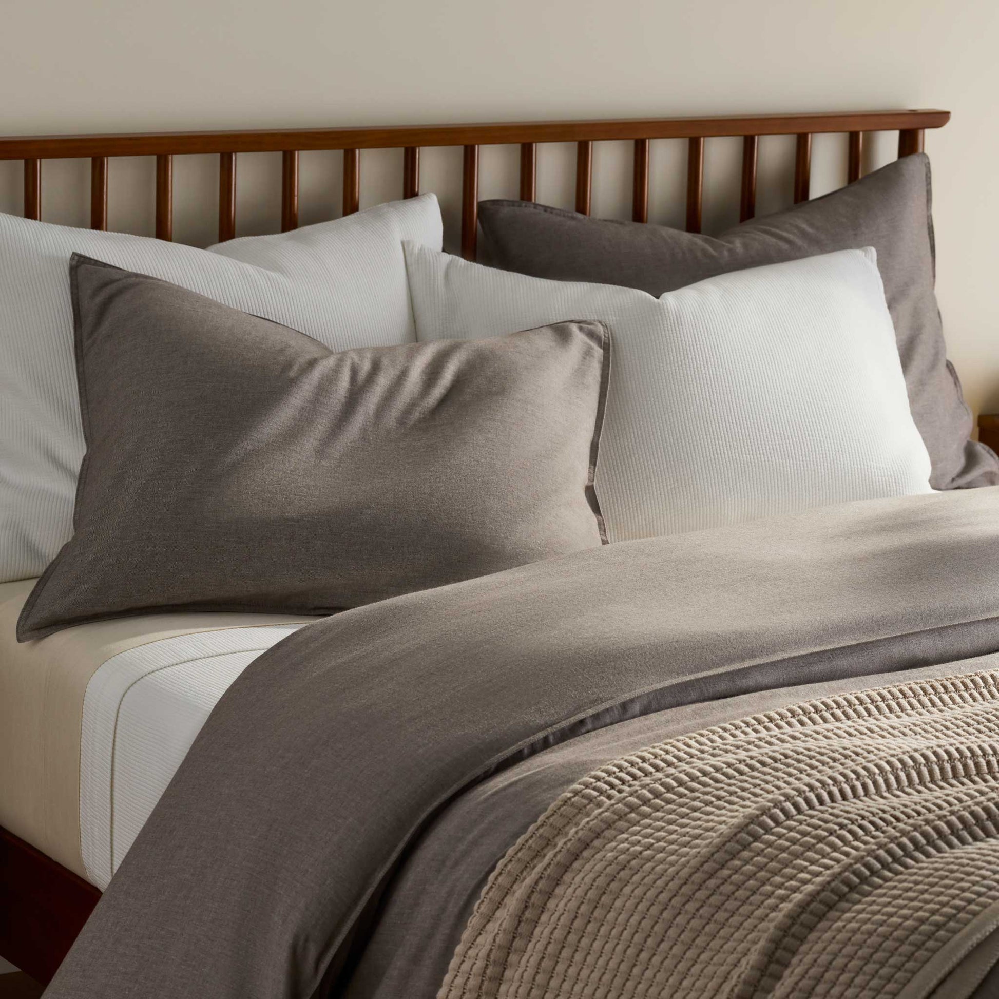 Grid Knit Cotton Throw Blanket - Last Call
