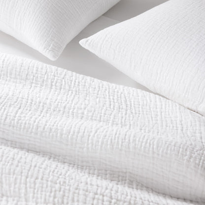 Breezeweave Crinkle Cotton Duvet Cover