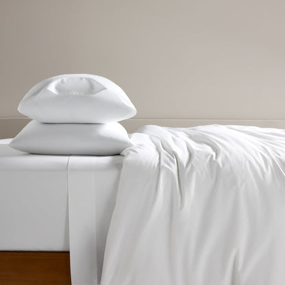 Classic Percale No Flat Sheet Set Bundle