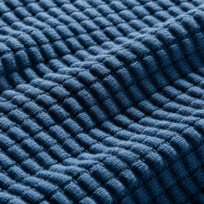 Grid Knit Cotton Throw Blanket - Last Call
