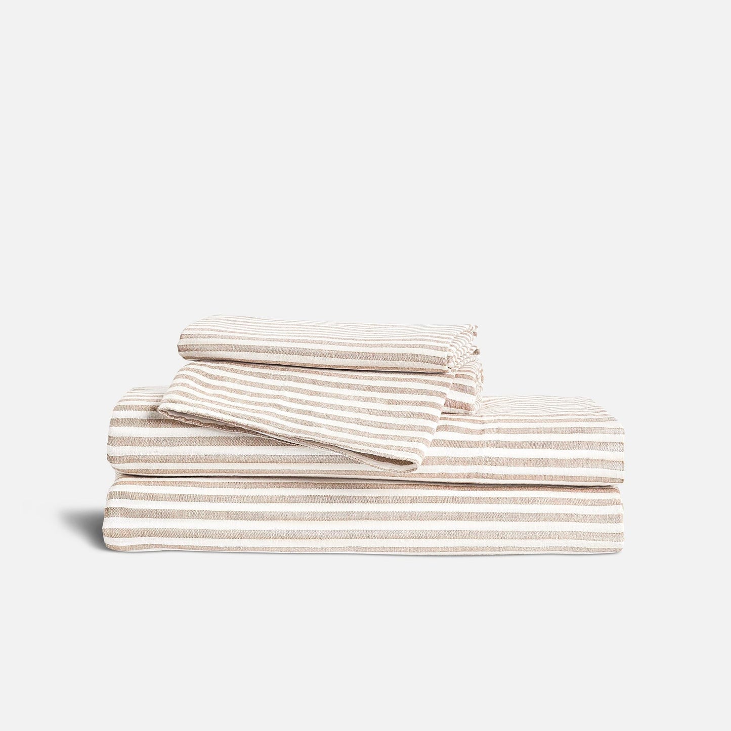 Set of 2 Washed European Linen Core Sheet Set Bundle