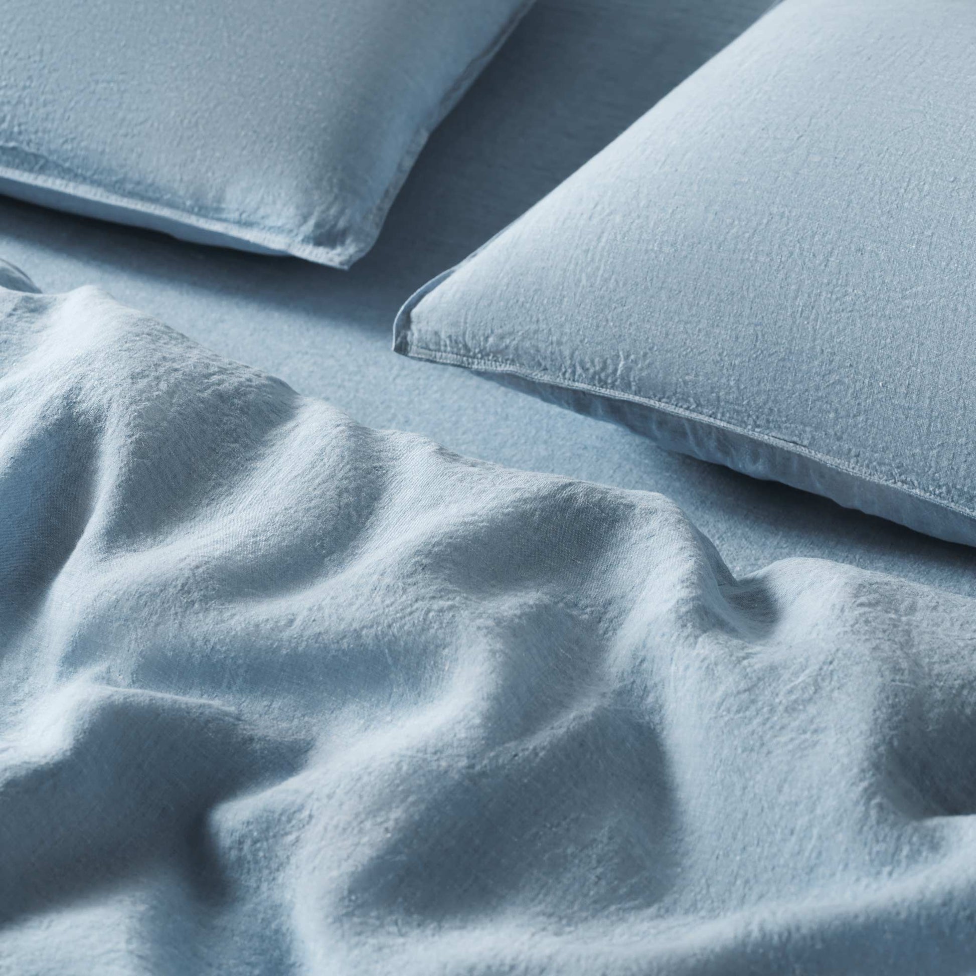 Washed European Linen Duvet Set Bundle