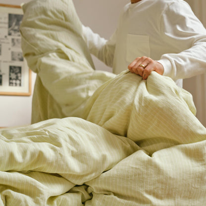 Washed European Linen Duvet Set
