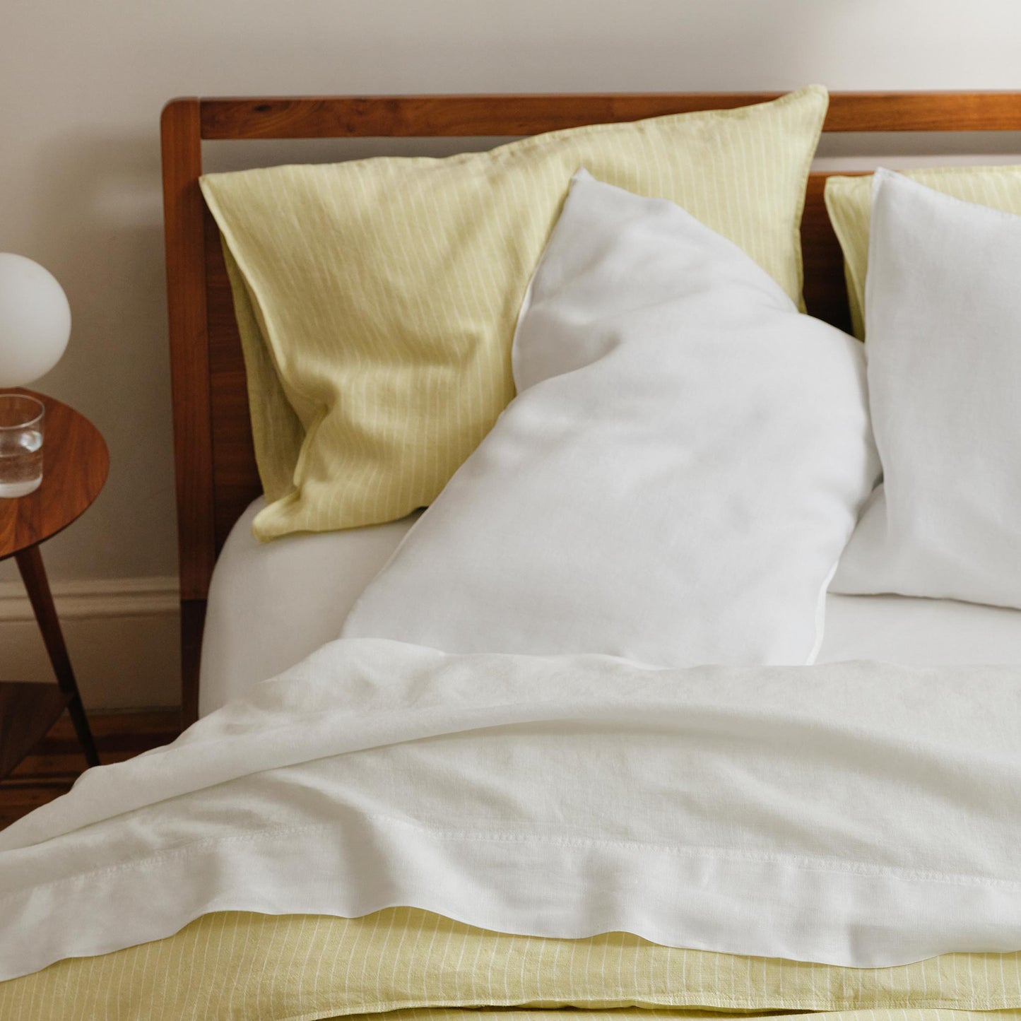 Set of 2 Washed European Linen Core Sheet Set Bundle