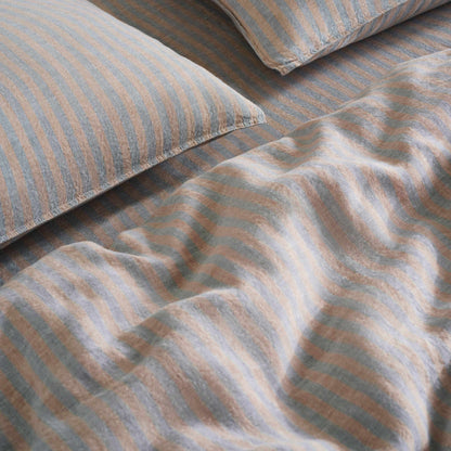 Set of 2 Washed European Linen Core Sheet Set Bundle