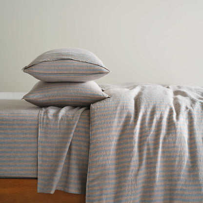 Set of 2 Washed European Linen Core Sheet Set Bundle
