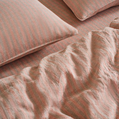 Set of 2 Washed European Linen Core Sheet Set Bundle