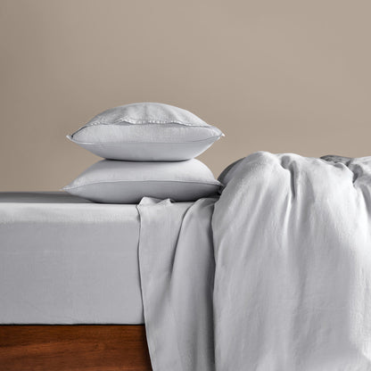 Set of 2 Washed European Linen Core Sheet Set Bundle