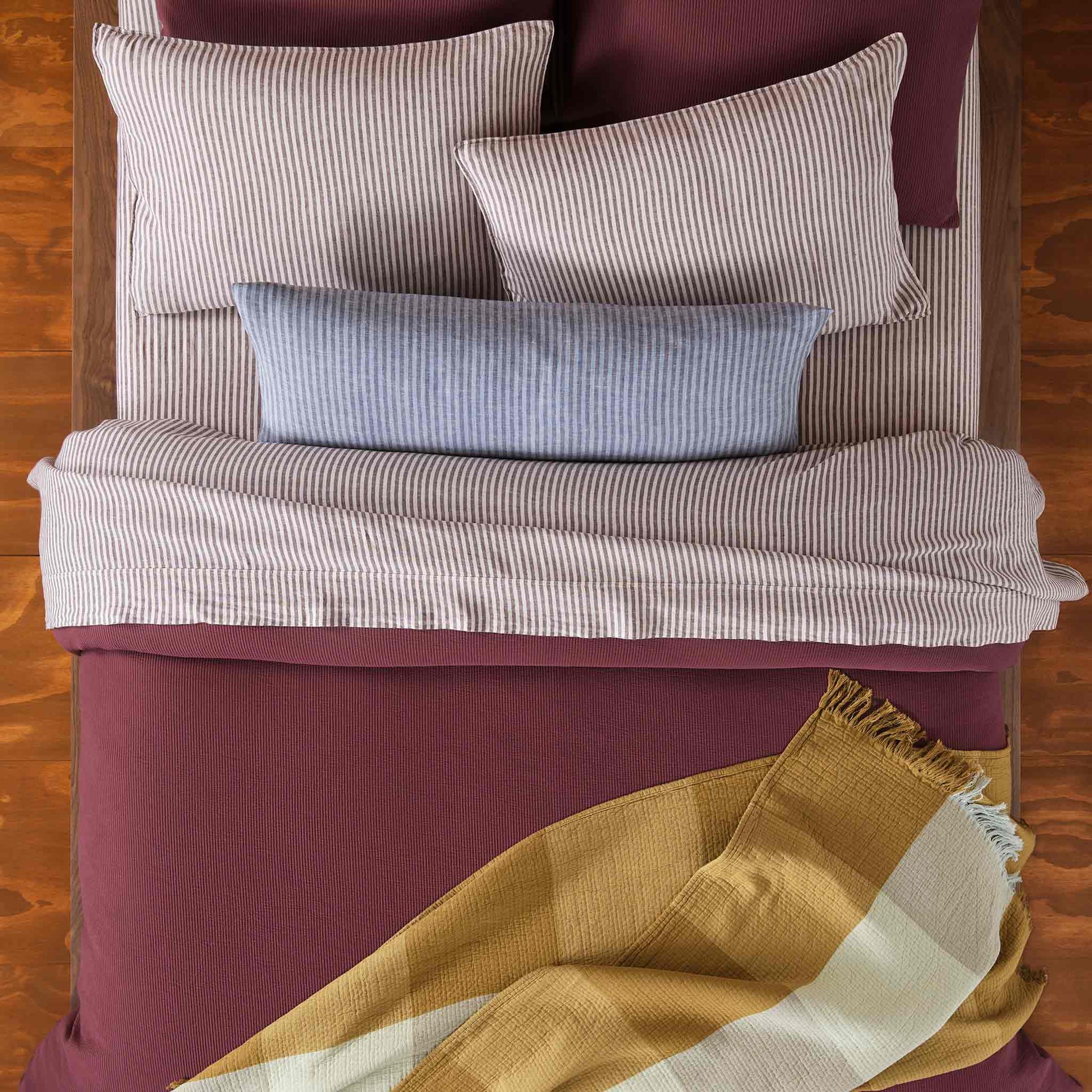Washed European Linen Core Sheet Set