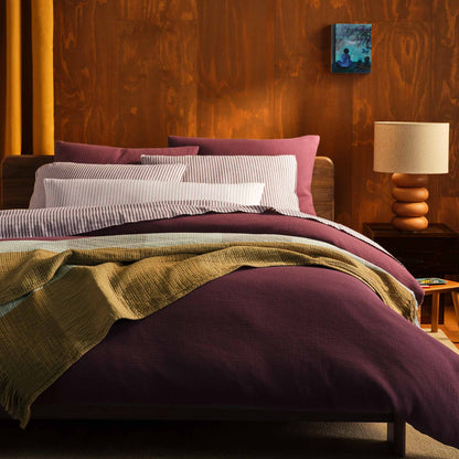 Ribbed Matelasse Duvet Set