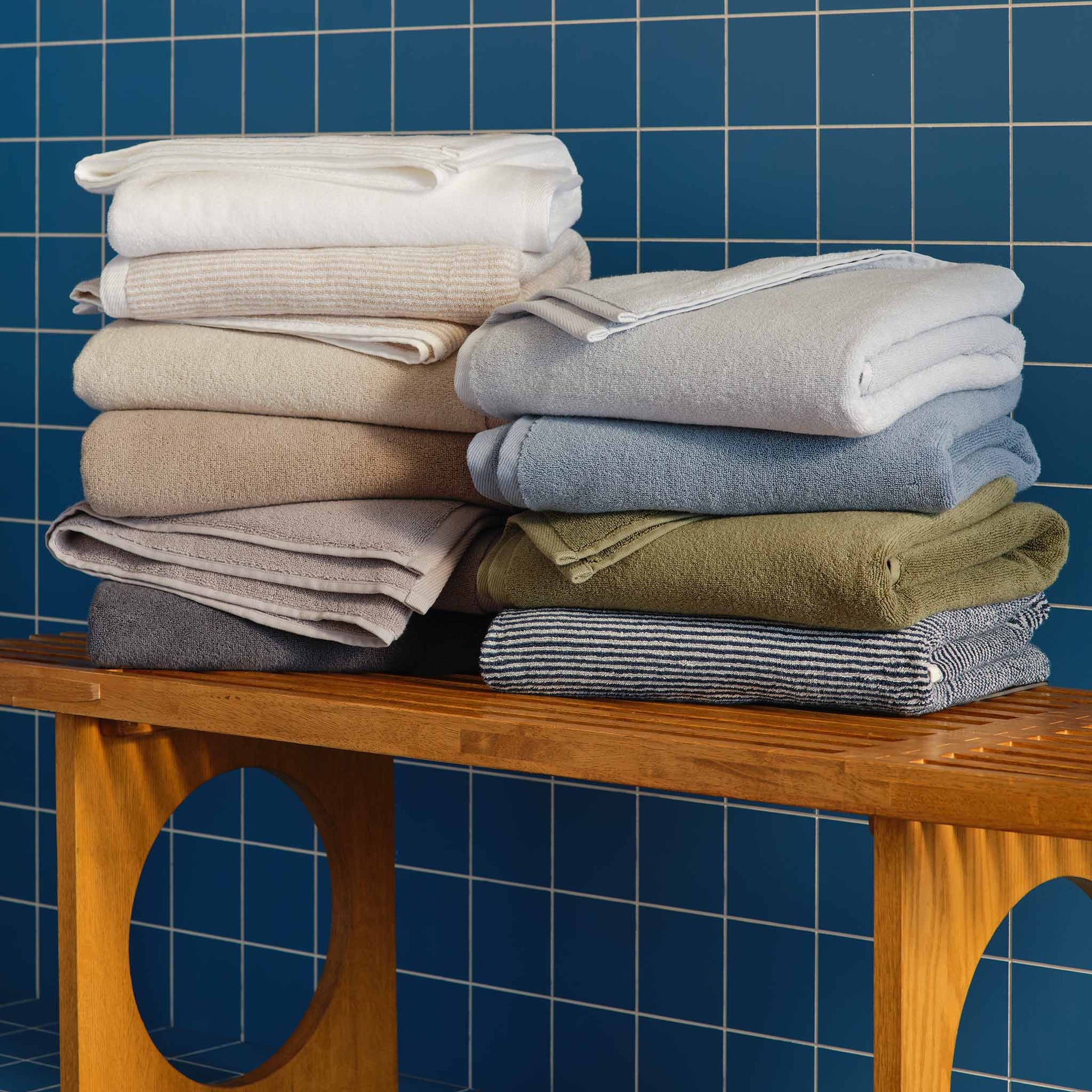 Plush Turkish Cotton Hand Towels Set of 2 - Last Call