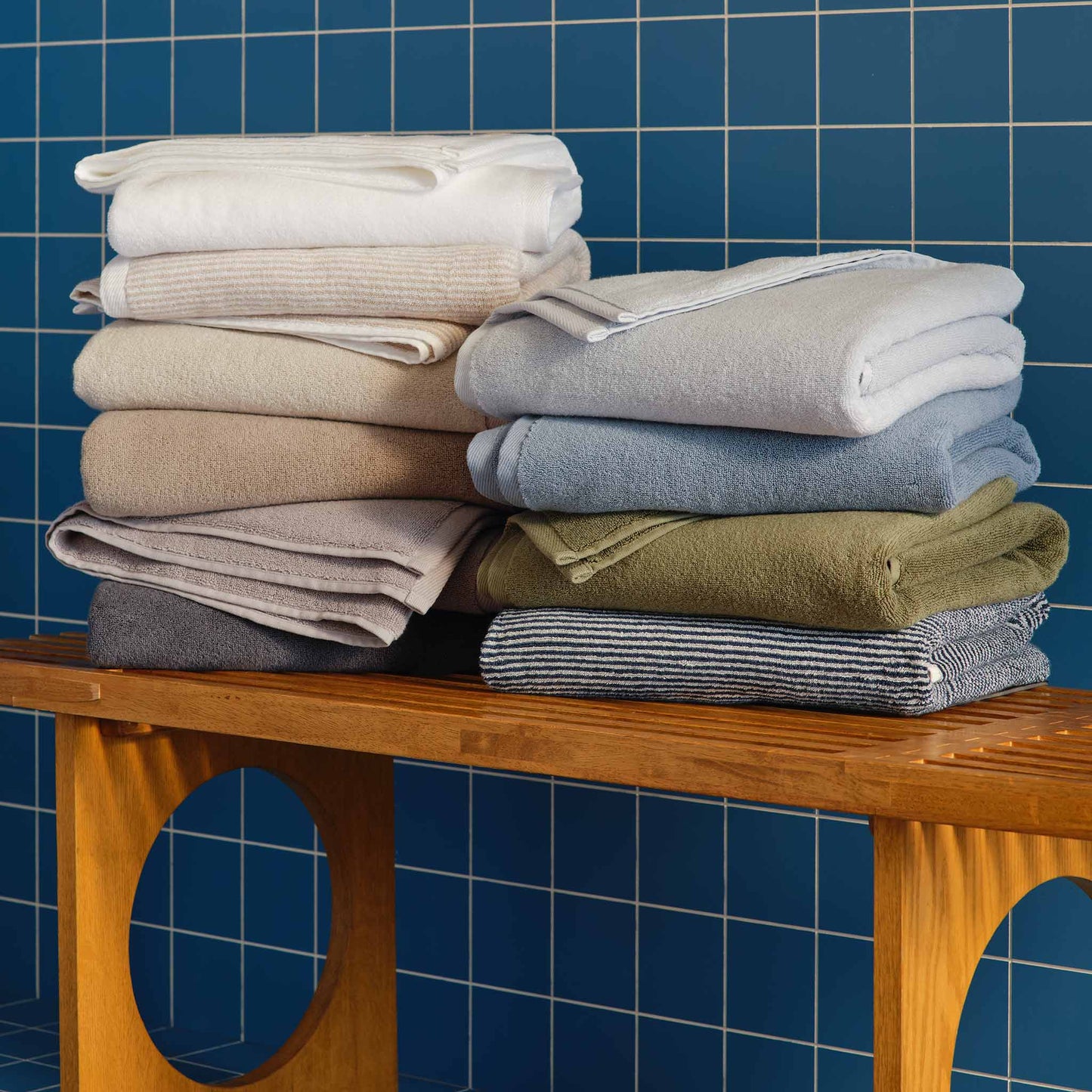 Plush Turkish Cotton Bath Towels Set of 2