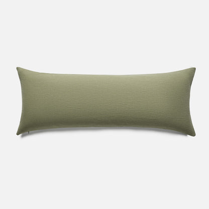 Ribbed Matelasse Lumbar Pillow Cover