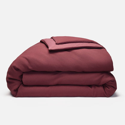 Ribbed Matelasse Duvet Cover